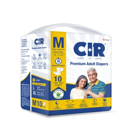 CIR Premium Adult Diapers Medium 10 Pieces