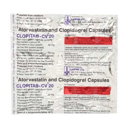 CLOPITAB CV 20 CAP