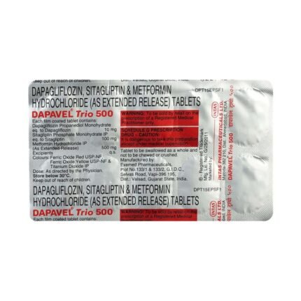 DAPAVEL TRIO 500MG