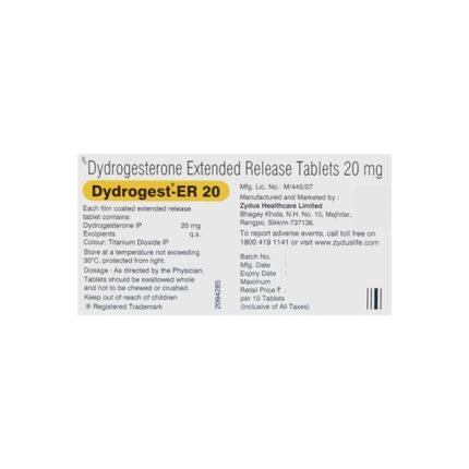 DYDROGEST ER 20