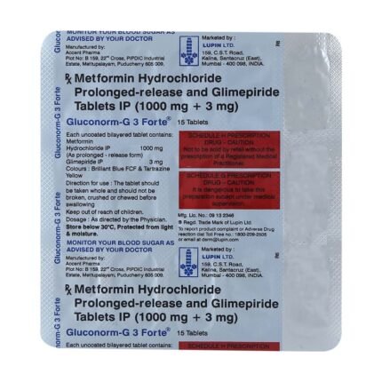 GLUCONORM G 3 FORTE