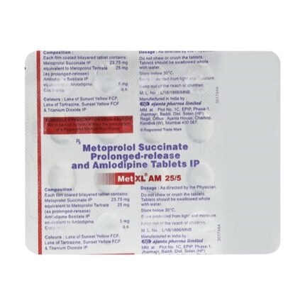 MET XL AM 25/5