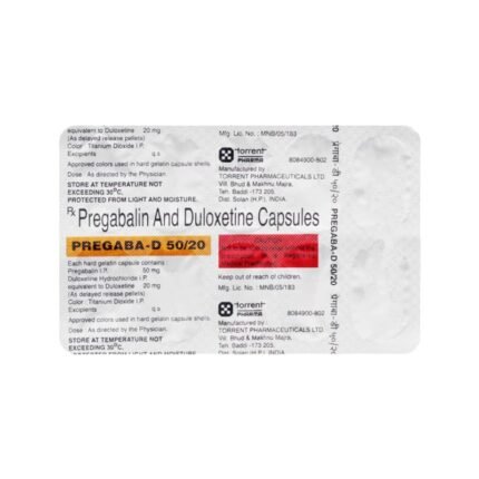PREGABA D 50/20