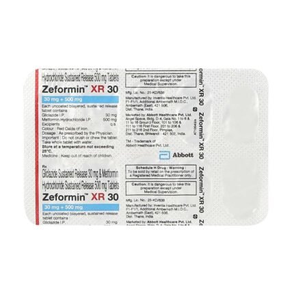 ZEFORMIN XR 30