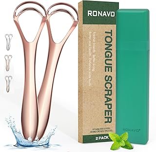 Tongue Cleaner Steel+Brass Handle Comfort Z+