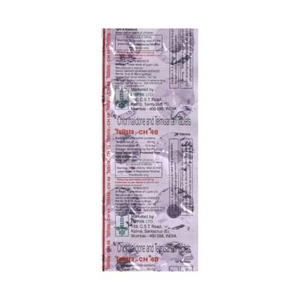 Buy TELISTA CH 40 Online at Classic Medico