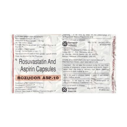 Buy ROZUCOR ASP 10 Online at Classic Medico