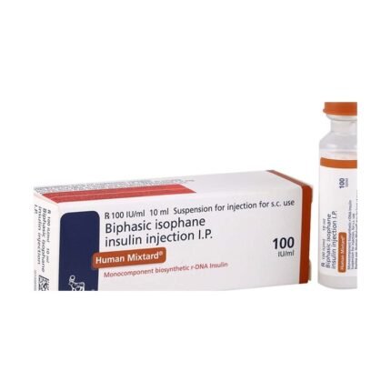 Buy HUMAN MIXTARD 100IU INJECTION Online at Classic Medico