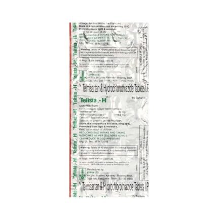 Buy TELISTA H 40 Online at Classic Medico