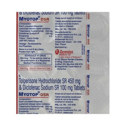 Buy MYOTOP DSR Online at Classic Medico
