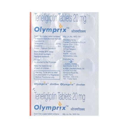 Buy OLYMPRIX 20 Online at Classic Medico