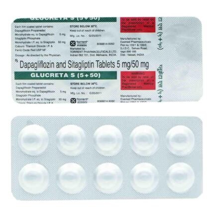 Buy GLUCRETA S (50+10) Online at Classic Medico