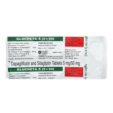 Buy GLUCRETA S (50+10) Online at Classic Medico