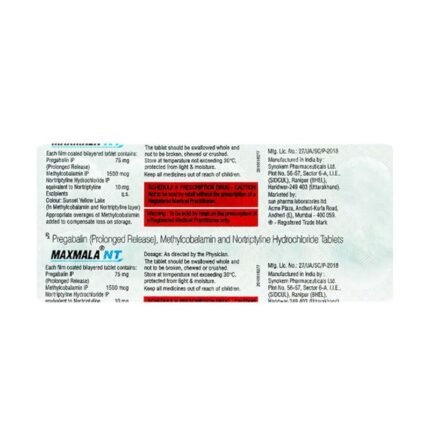 Buy MAXMALA NT Online at Classic Medico