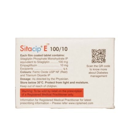 Buy SITACIP E 100/10 Online at Classic Medico