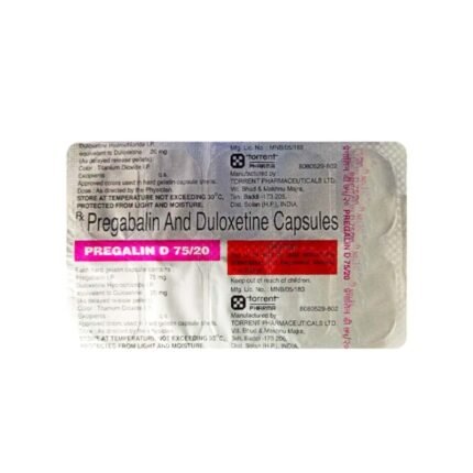 Buy PREGALIN D 75/20 Online at Classic Medico