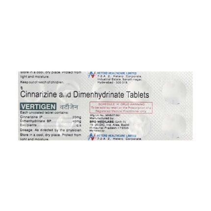 Buy VERTIGEN Online at Classic Medico