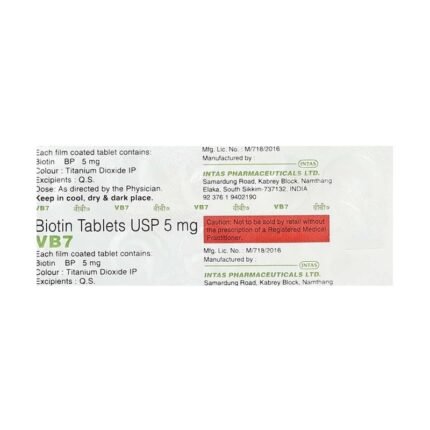 Buy VB7 5MG Online at Classic Medico