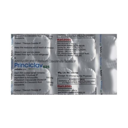 Buy PRINCICLAV 625 Online at Classic Medico