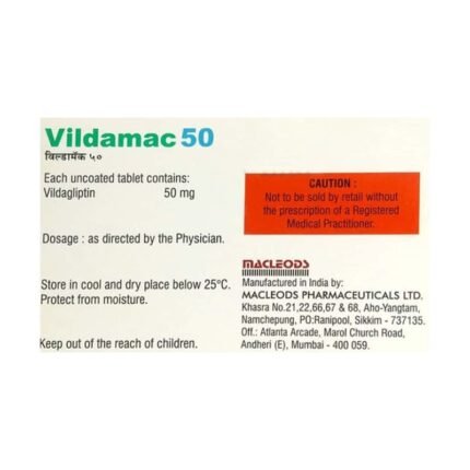 Buy VILDAMAC 50 Online at Classic Medico
