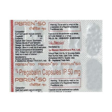 Buy PBREN 50 Online at Classic Medico
