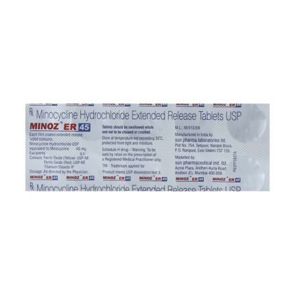 Buy MINOZ ER 45 Online at Classic Medico