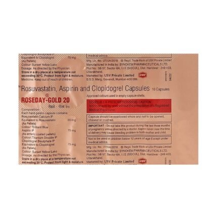 Buy ROSEDAY GOLD 20 Online at Classic Medico