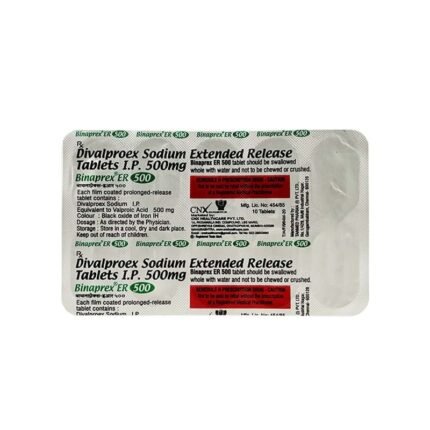 Buy BINAPREX ER 500 Online at Classic Medico