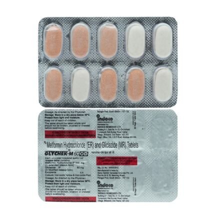 Buy GLYCHEK M 60 OD Online at Classic Medico