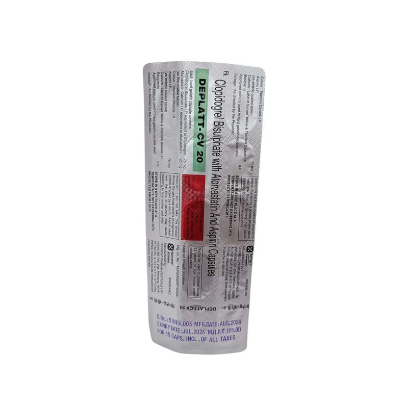 DEPLATT AV 20 CAP Buy DEPLATT AV 20 CAP Online at Classic Medico