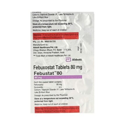 Buy FEBUSTAT 80 Online at Classic Medico