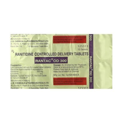 Buy RANTAC OD 300 Online at Classic Medico