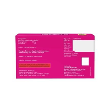 Buy EMPAGREAT 25MG Online at Classic Medico