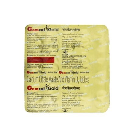 Buy GEMCAL GOLD Online at Classic Medico