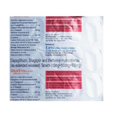 Buy GLUXIT TRIO 10/100/500 Online at Classic Medico