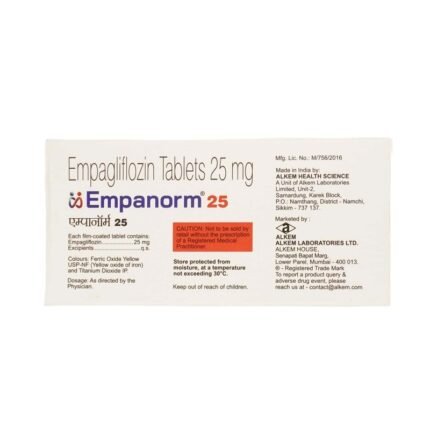 Buy EMPANORM 25 Online at Classic Medico