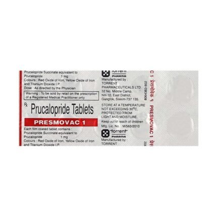 Buy PRESMOVAC 1 Online at Classic Medico