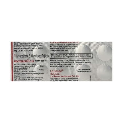 Buy MONTEGRESS LC 10 Online at Classic Medico