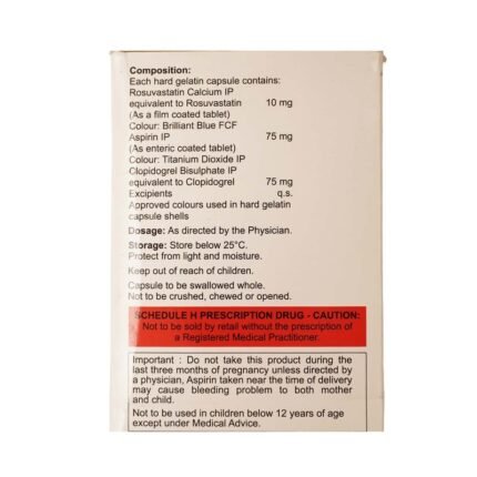 Buy ROSUTOR GOLD 10/75 Online at Classic Medico