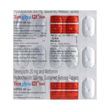 Buy TENGLYN M 500 Online at Classic Medico