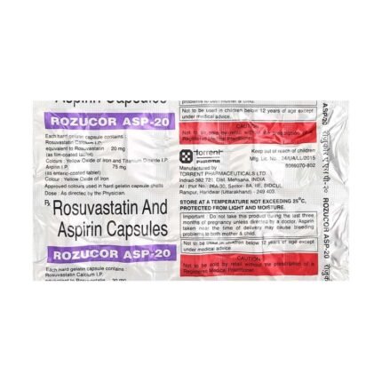 Buy ROZUCOR ASP 20 Online at Classic Medico
