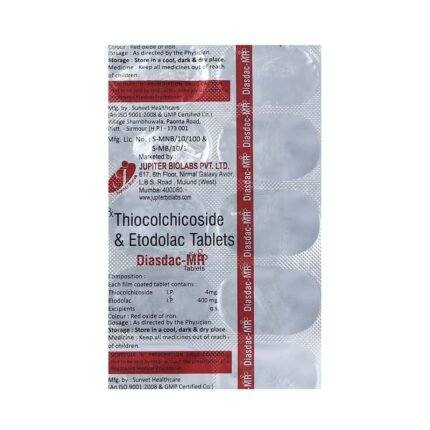 Buy DIASDAC MR Online at Classic Medico