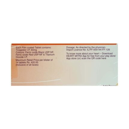 Buy BRILINTA 60 Online at Classic Medico