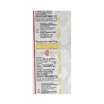 Buy ATROCORD 10 Online at Classic Medico