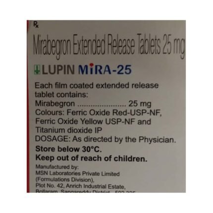 Buy LUPIN MIRA 25 Online at Classic Medico