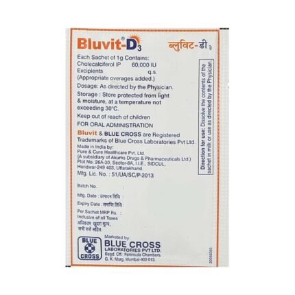 Buy BLUVIT D3 Online at Classic Medico