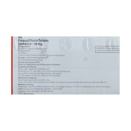 Buy JARDIANCE 10 Online at Classic Medico