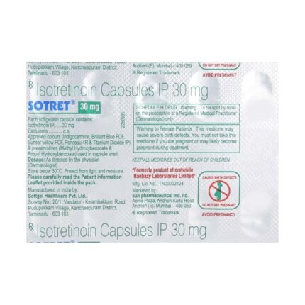 Buy SOTRET 30 Online at Classic Medico