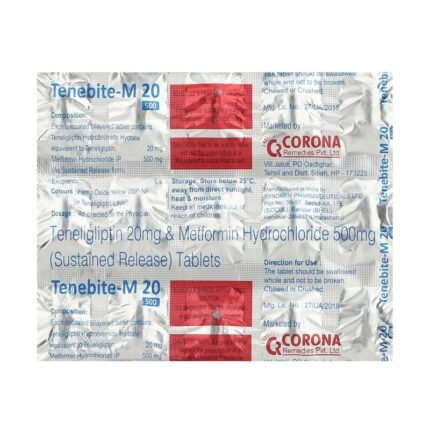 Buy TENEBITE M 20/500 Online at Classic Medico