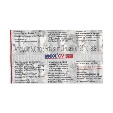 Buy MOX CV 625 Online at Classic Medico